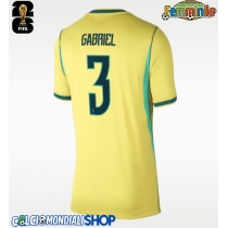 Maglie da calcio Brasile Gabriel Magalhaes #3 Prima Maglia Femminile Mondiali 2026  Manica Corta